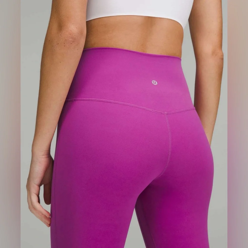 NEW!! Women's Lululemon Align HR Pant 28” Vivid Plum Leggings Size 0